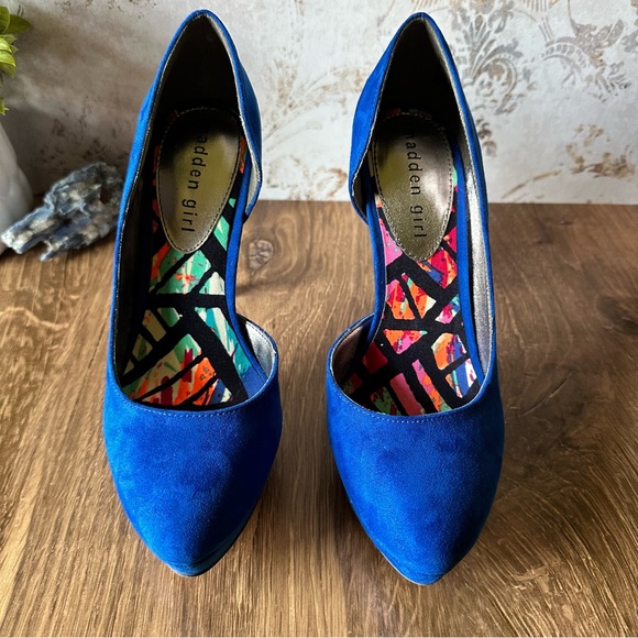 Madden Girl Shoes - Madden Girl Blue Heels